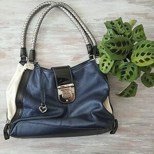 Brighton Tri-Color Expandable Shoulder Bag